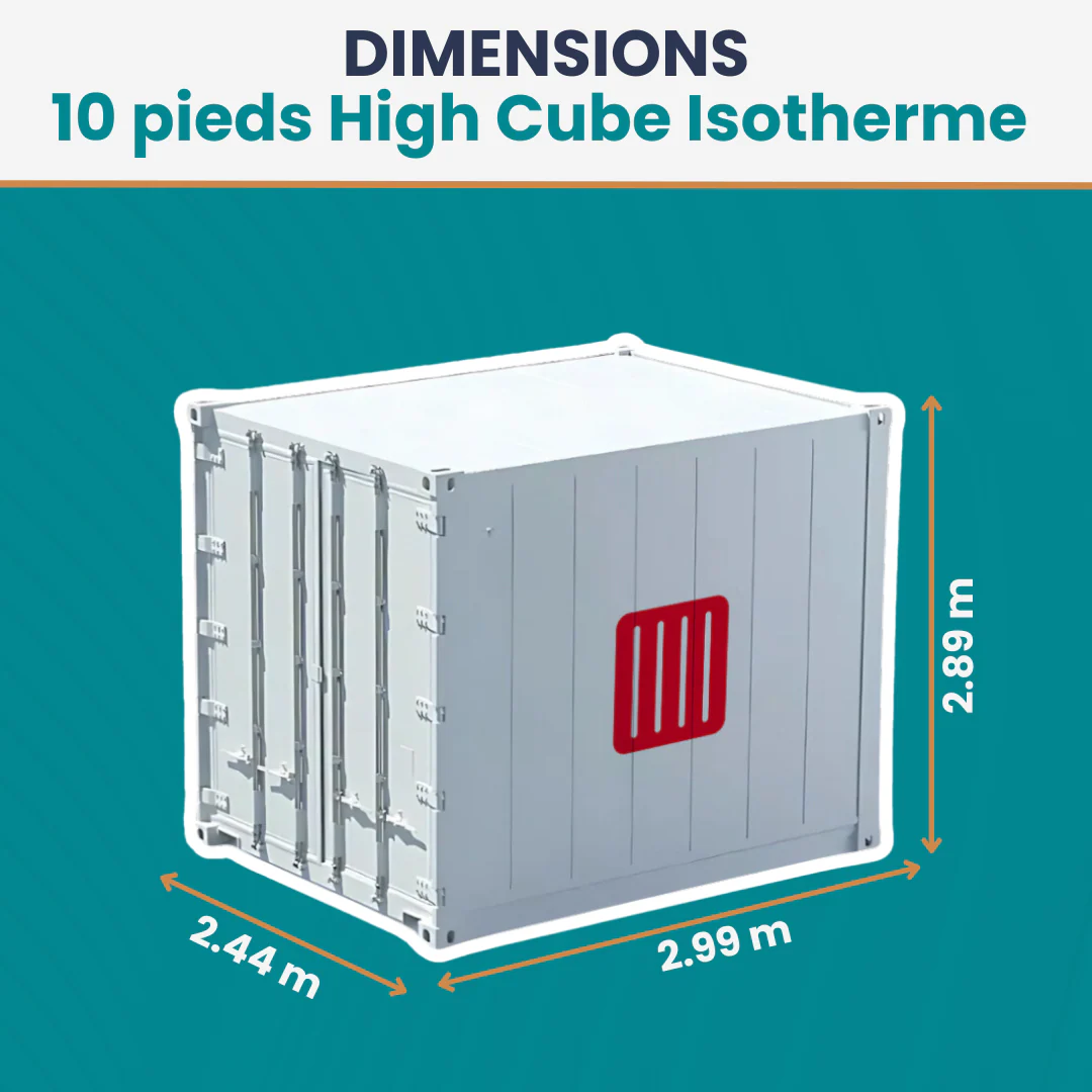 High Cube Insulated Container - 10ft - Used - Image 2