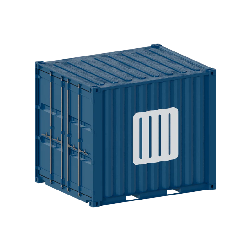 10-Foot Dry Container Rental