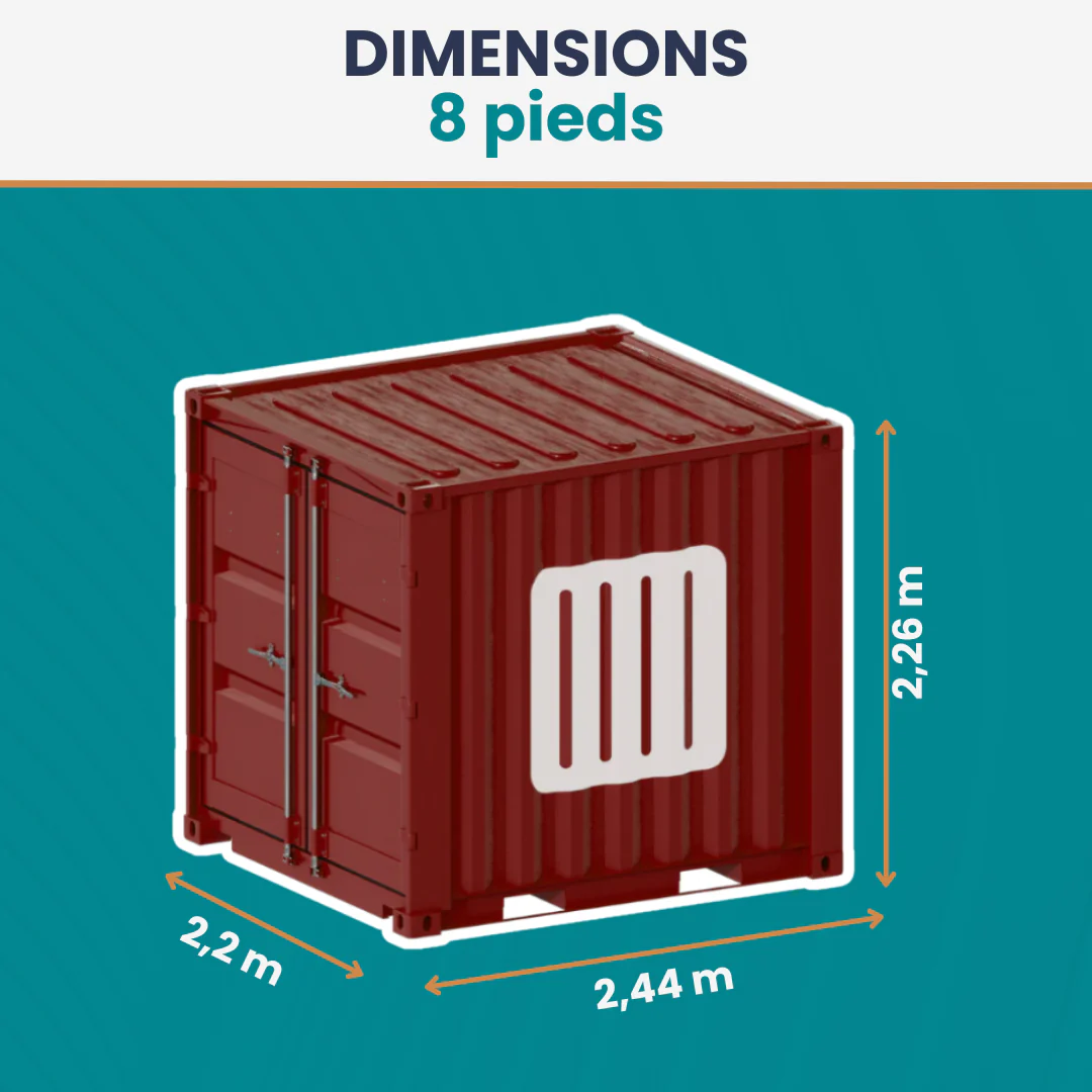 Dry Container - 8ft - Used - Image 3