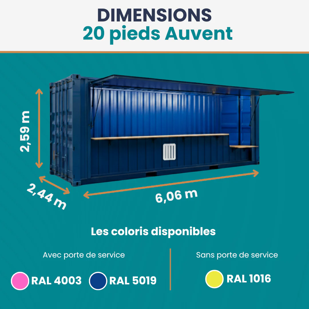 Container Rental Awning - 20ft - Image 11