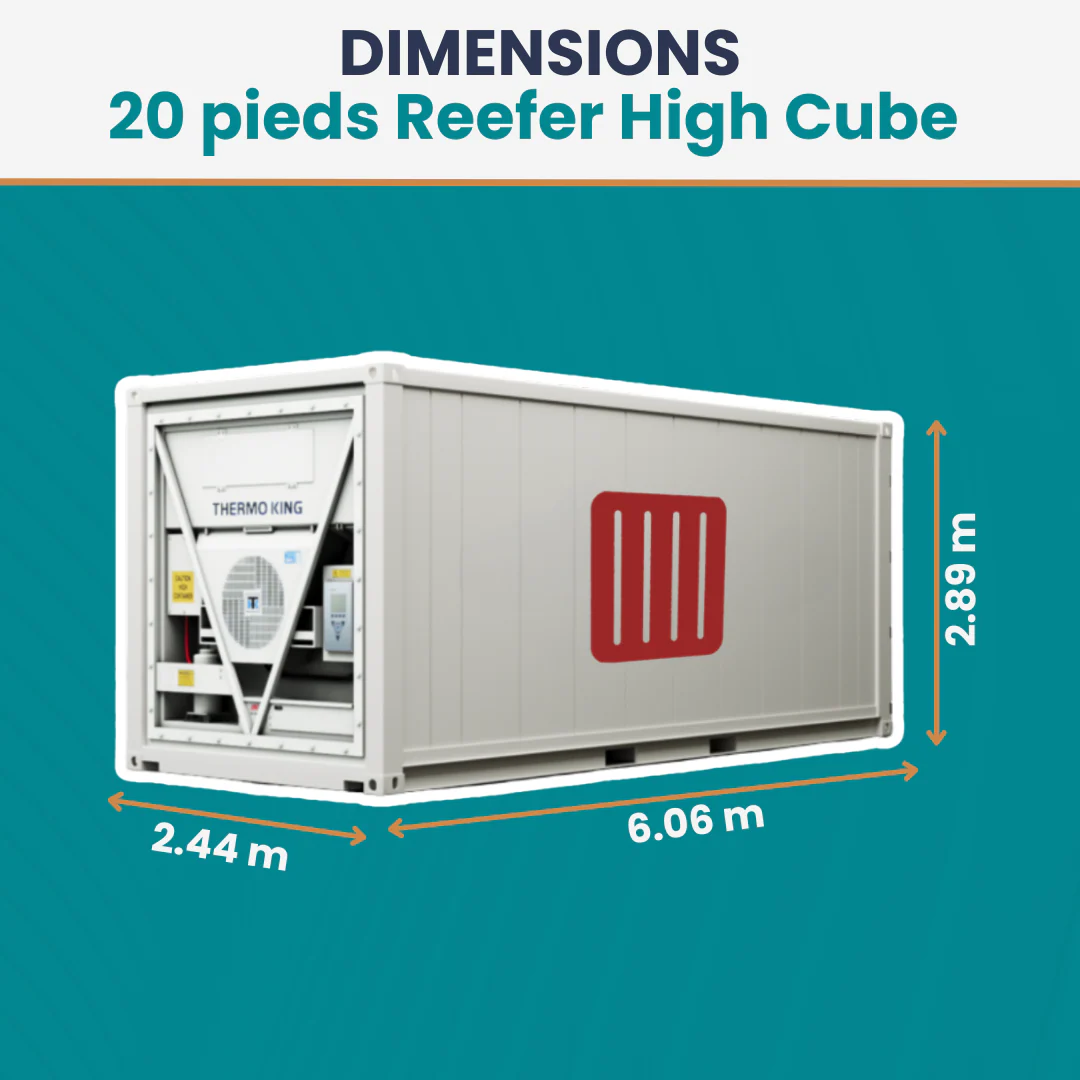 High Cube Refrigerated Container - 20ft - Used - Image 4
