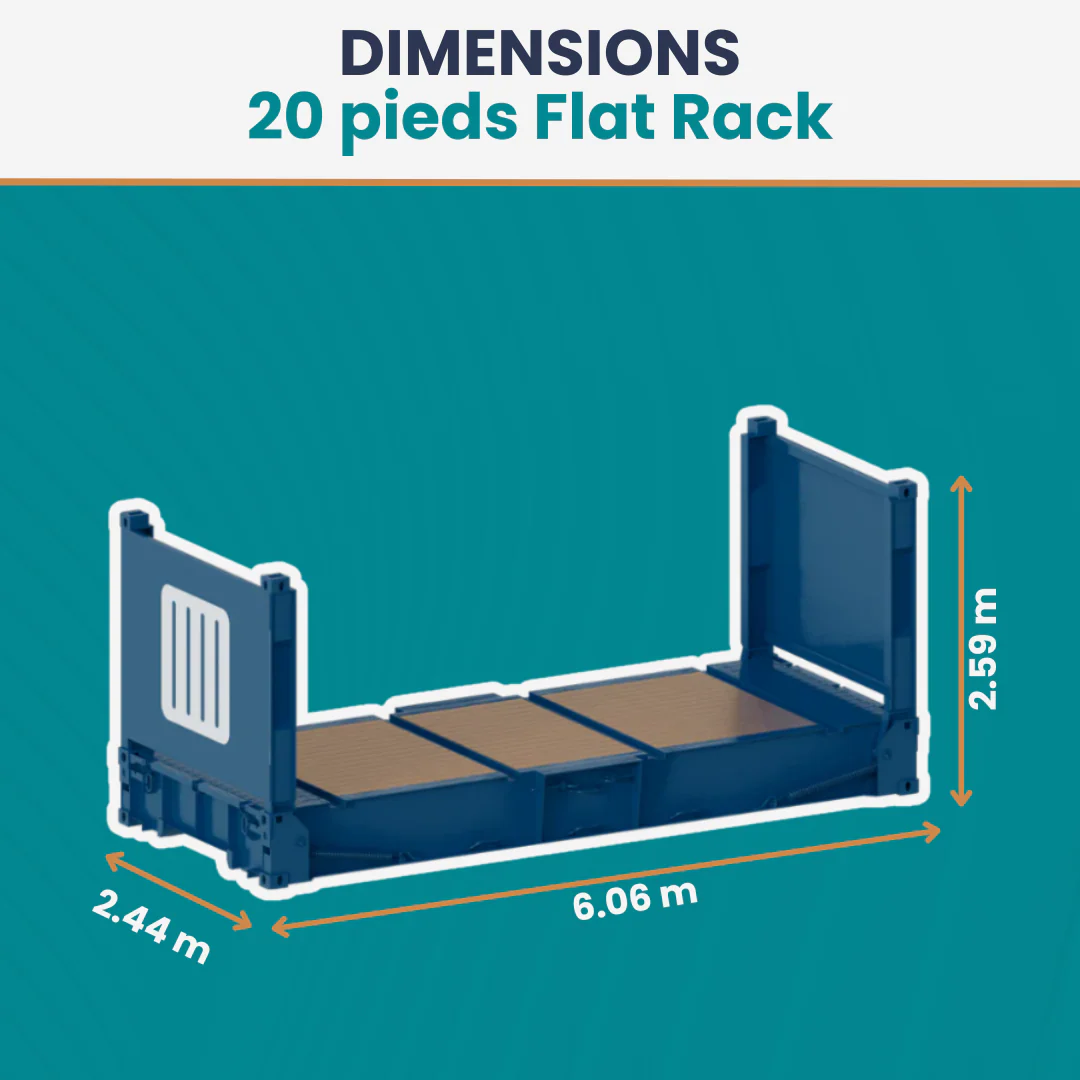 Flat Rack Container - 20ft - Image 3