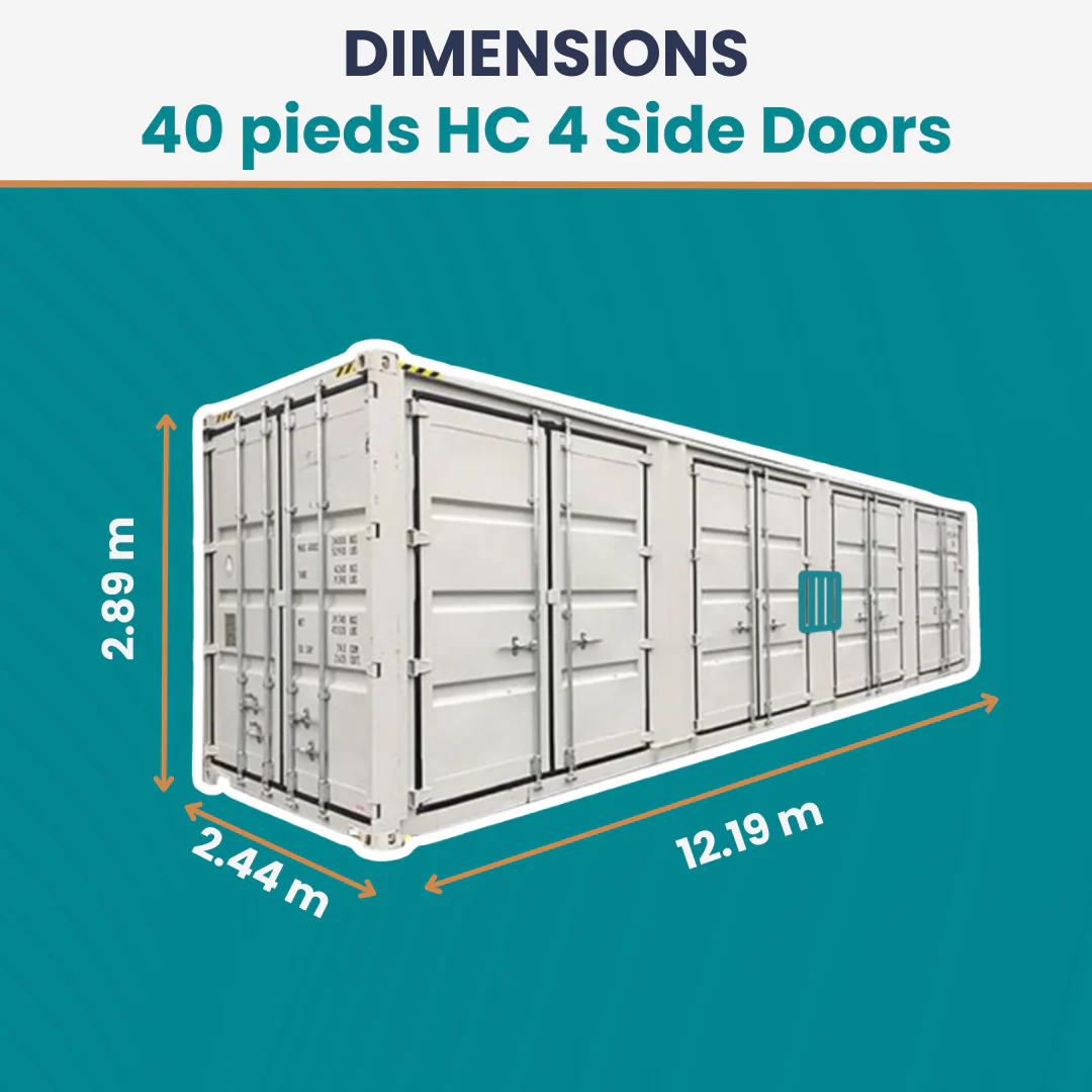 HC 4 Side Doors - 40ft - Image 3