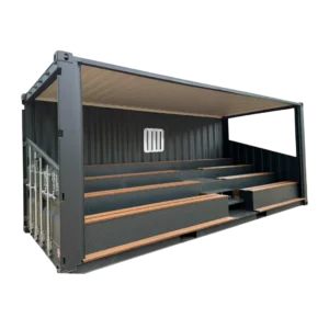 20-Foot Container Rental with Double Snack Bar and Awning